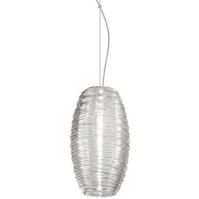 Vistosi Damasco SP G Mini Pendant Light - Color: Clear - Size: 1 light - DA