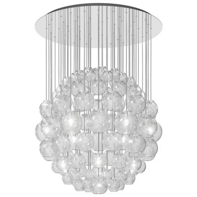 Vistosi Oto SP Sphere Chandelier - Color: Clear - Size: 13 light - OTO SP S