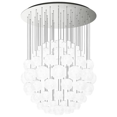 Vistosi Oto SP Sphere Chandelier - Color: White - Size: 13 light - OTO SP S