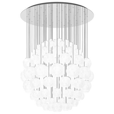 Vistosi Oto SP Sphere Chandelier - Color: White - Size: 13 light - OTO SP S