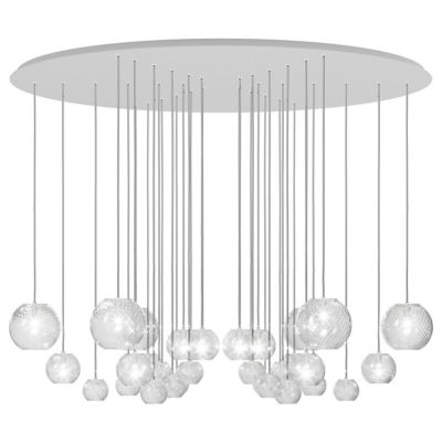 VISY1454972718 Vistosi Oto SP Chandelier - Color: Clear - Size: 9 sku VISY1454972718