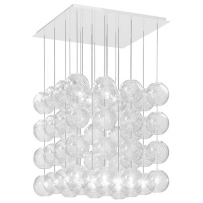 VISY1454972724 Vistosi Oto SP Cube Chandelier - Color: Clear - Si sku VISY1454972724