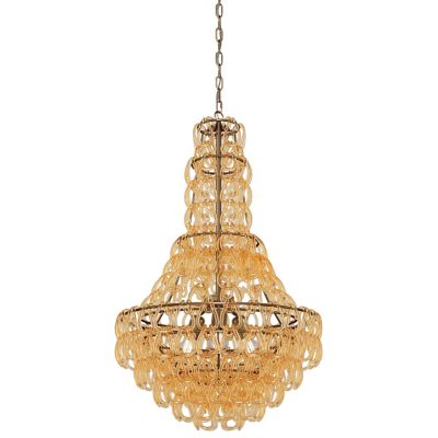 Vistosi Minigiogali SP Rain Pendant Light - Color: Amber - Size: 1 light - 