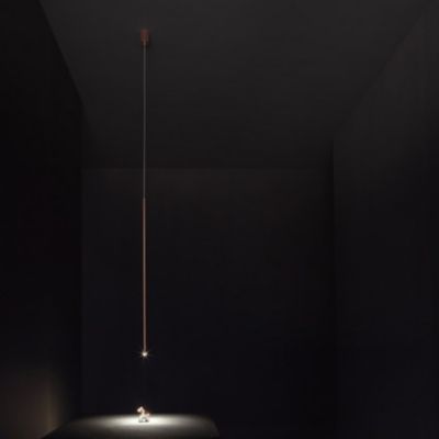 Vesoi Tubetto Tall LED Mini Pendant Light - Color: Brass - so00963