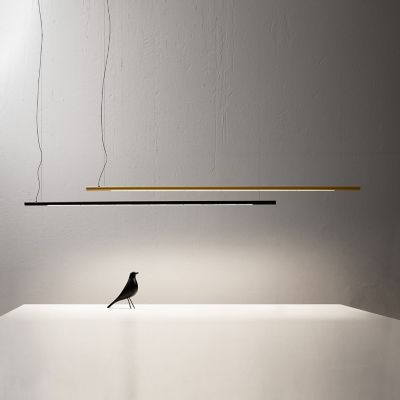 Vesoi Caro Orizzontale LED Linear Chandelier - Color: Yellow - Size: 1 ligh