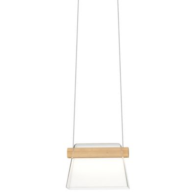 Hubbardton Forge Cowbell LED Mini Pendant Light - Color: Clear - Size: 1 li