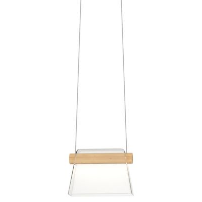 Hubbardton Forge Cowbell LED Mini Pendant Light - Color: Clear - Size: 1 li