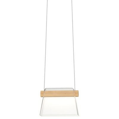 Hubbardton Forge Cowbell LED Mini Pendant Light - Color: Clear - Size: 1 li