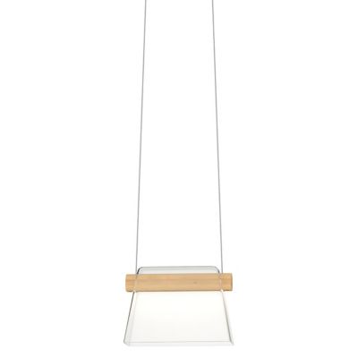 Hubbardton Forge Cowbell LED Mini Pendant Light - Color: Clear - Size: 1 li