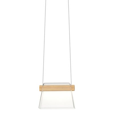 Hubbardton Forge Cowbell LED Mini Pendant Light - Color: Clear - Size: 1 li