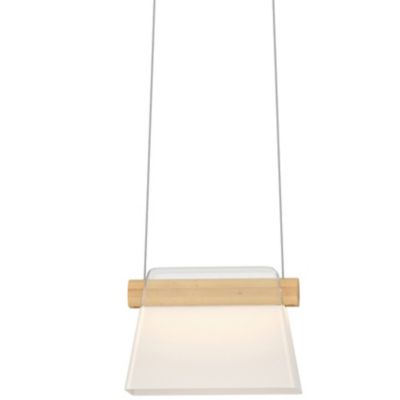 Hubbardton Forge Cowbell LED Mini Pendant Light - Color: White - Size: 1 li