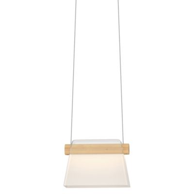 Hubbardton Forge Cowbell LED Mini Pendant Light - Color: White - Size: 1 li