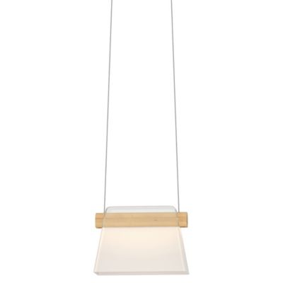 Hubbardton Forge Cowbell LED Mini Pendant Light - Color: White - Size: 1 li