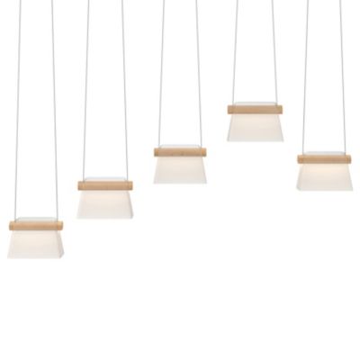 Hubbardton Forge More Cowbell LED Linear Chandelier Light - Color: Matte - 