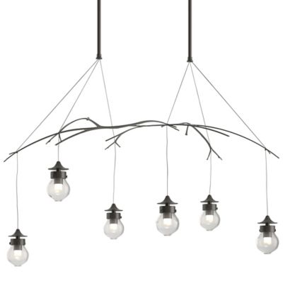 Hubbardton Forge Kiwi Pendant Light - Color: Glossy - Size: Long - 136560-1