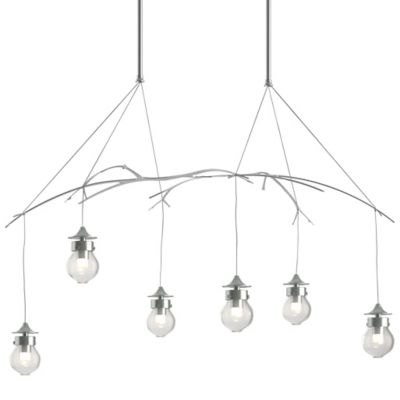 Hubbardton Forge Kiwi Pendant Light - Color: Glossy - Size: Long - 136560-1