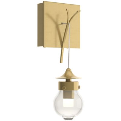 Hubbardton Forge Kiwi Wall Sconce - Color: Polished - Size: 1 light - 20332