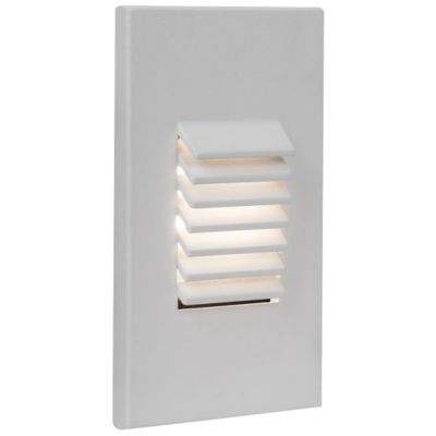 WAC Lighting 4061 Vertical Louvered Step Light - Color: White - 4061-AMWT