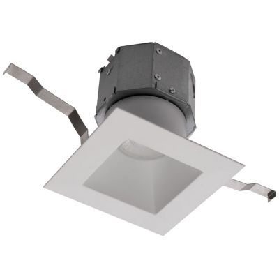 Pop-in 4in LED Square Remodel Recessed Downlight
