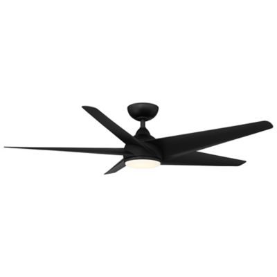 WAC Lighting Viper LED Smart Ceiling Fan - Color: Black - Blade Color: Matt