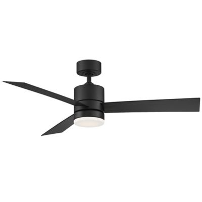 WAC Lighting San Francisco LED Smart Ceiling Fan- Wet-Rated - - Color: Blac