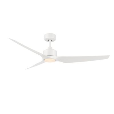 WAC Lighting Stella LED Smart Ceiling Fan - Color: White - Blade Color: Mat