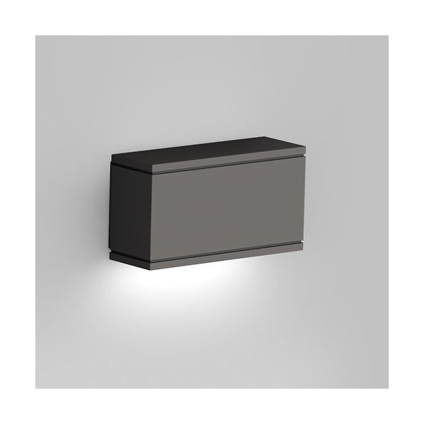 WAC Lighting Rubix 2509 IndoorOutdoor LED Wall Sconce WS W2509 BK