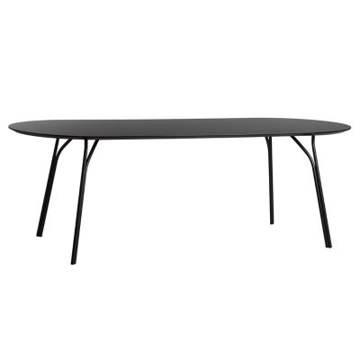 WOU2387898 Woud Tree Dining Table - Color: Black - Size: Larg sku WOU2387898