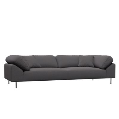 WOU2453454 Woud Collar 3 Seater Sofa - Color: Brown - 650836 sku WOU2453454