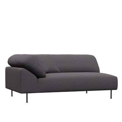 WOU2453467 Woud Collar Open Right End Sofa - Color: Brown - 6 sku WOU2453467