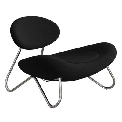 WOU2453614 Woud Meadow Lounge Chair - Color: Black - 100764 sku WOU2453614