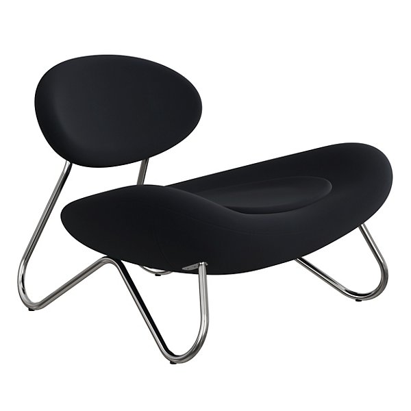 Meadow Lounge Chair - Color: Black - Woud 100766