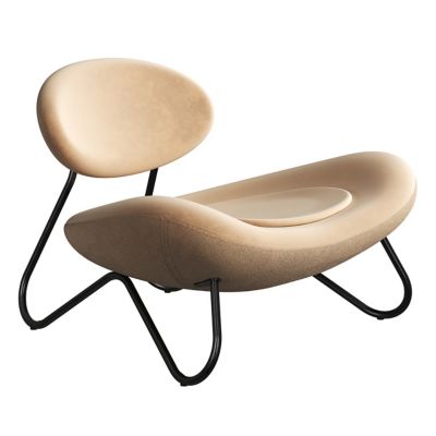 WOU2453636 Woud Meadow Lounge Chair - Color: Gold - 100798 sku WOU2453636