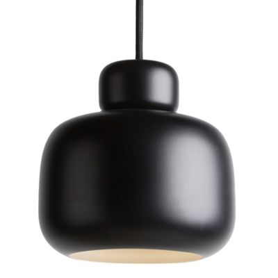 Woud Stone Pendant Light - Color: Black - Size: 1 light - 139081