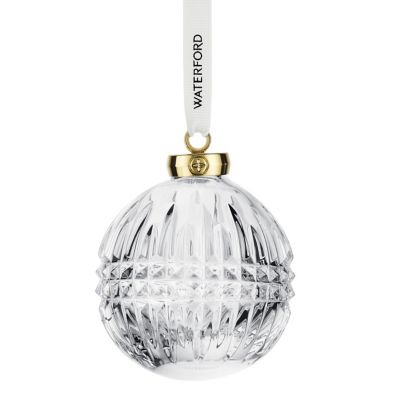 Waterford Lismore Diamond Bauble Ornament in Clear