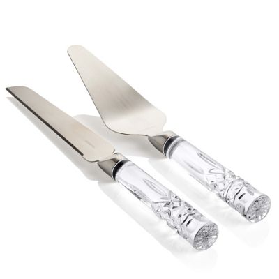 Waterford Lismore Cake Knife & Server Set in Clear