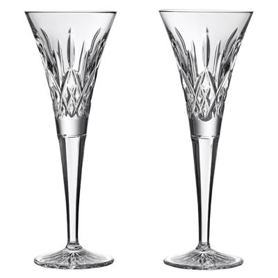 Waterford Lismore Toasting Flute Glass, Set of 2 in Clear