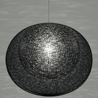 YAM1710420 Yamagiwa Mayuhana 2 Oval Pendant Light - Color: Bl sku YAM1710420