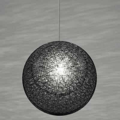 Yamagiwa Mayuhana 2 Mini Pendant Light - Color: Black - YL-321P2911B