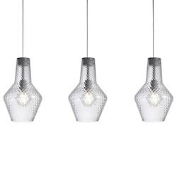 Romeo&Giulietta 3-Light Multi-Light Pendant - Transparent