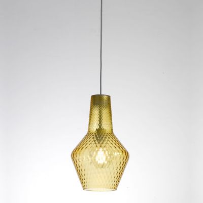 Zafferano America Romeo Pendant Light - Color: Amber - LRM0104