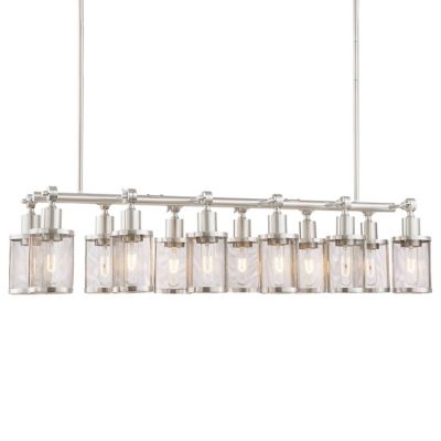 Zeev Lighting Geminus Linear Chandelier - Color: Clear - Size: 12 light - C