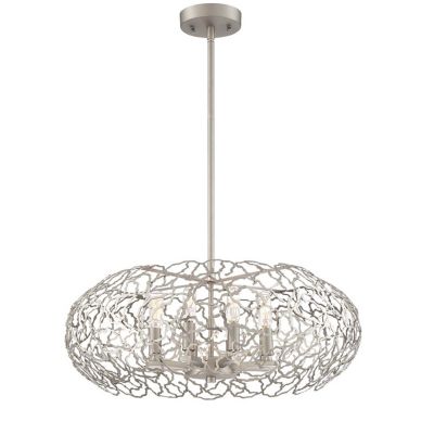 Zeev Lighting Helios Pendant Light - Color: Silver - Size: Large - CD10030/