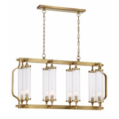 Zeev Lighting Regis Linear Chandelier - Color: Clear - Size: 8 light - CD10