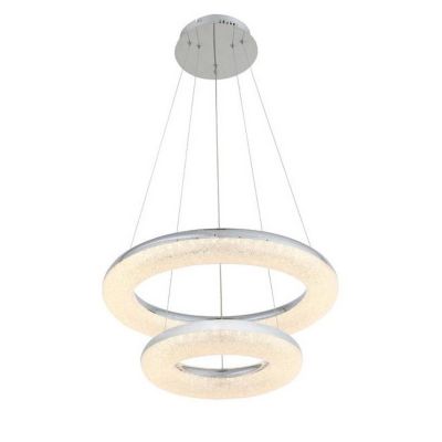 Zeev Lighting Orbit LED Two Tier Chandelier - Color: White - CD10249/LED/CH