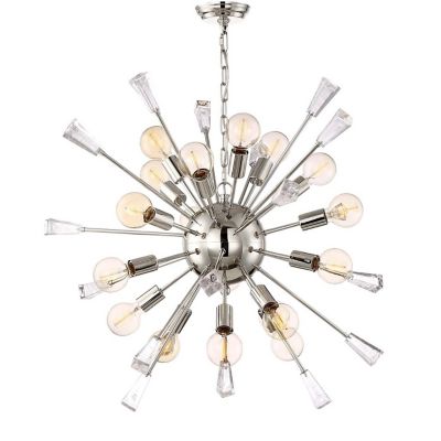 ZEV1935621 Zeev Lighting Muse Chandelier - Color: Clear - Siz sku ZEV1935621