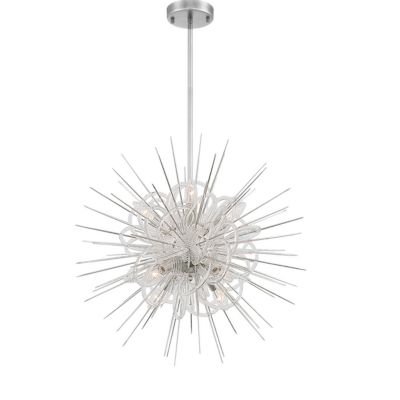 Zeev Lighting Flare Chandelier - Color: Polished Nickel - Size: Medium - CD