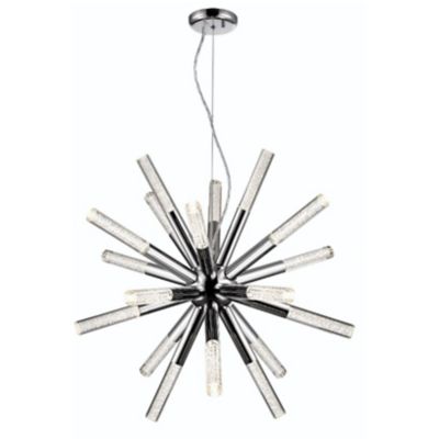 Zeev Lighting Empire LED Pendant Light - Color: White - Size: Large - CD102