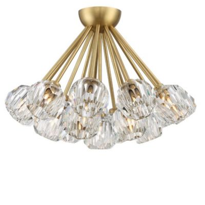 ZEV1936245 Zeev Lighting Parisian Semi-Flushmount Light - Col sku ZEV1936245