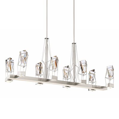 ZEV2390429 Zeev Lighting Gem LED Linear Chandelier - Color: S sku ZEV2390429